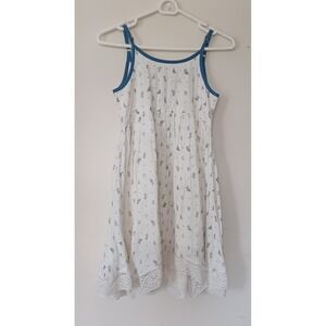 Mimi‎ & Maggie Girls 10-12 L Sundress White Floral Lace Boho Fairycore Prairie